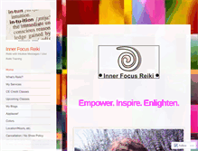 Tablet Screenshot of innerfocusreiki.com